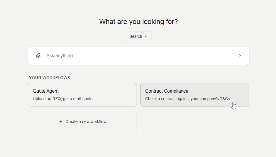 Capuchin workflows — Quote Agent and Contract Compliance automations